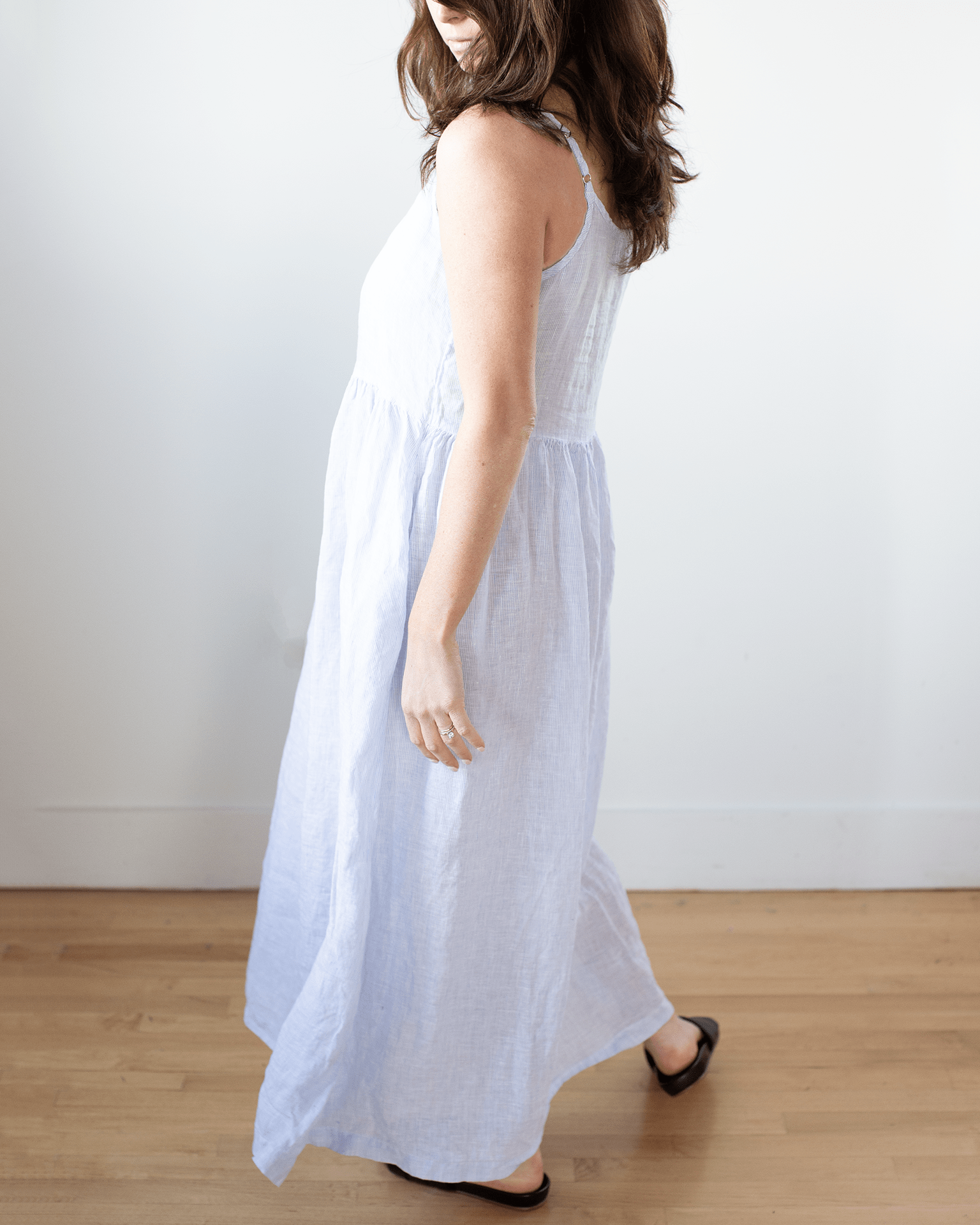 CP Shades Hazel Dress in Blue & White