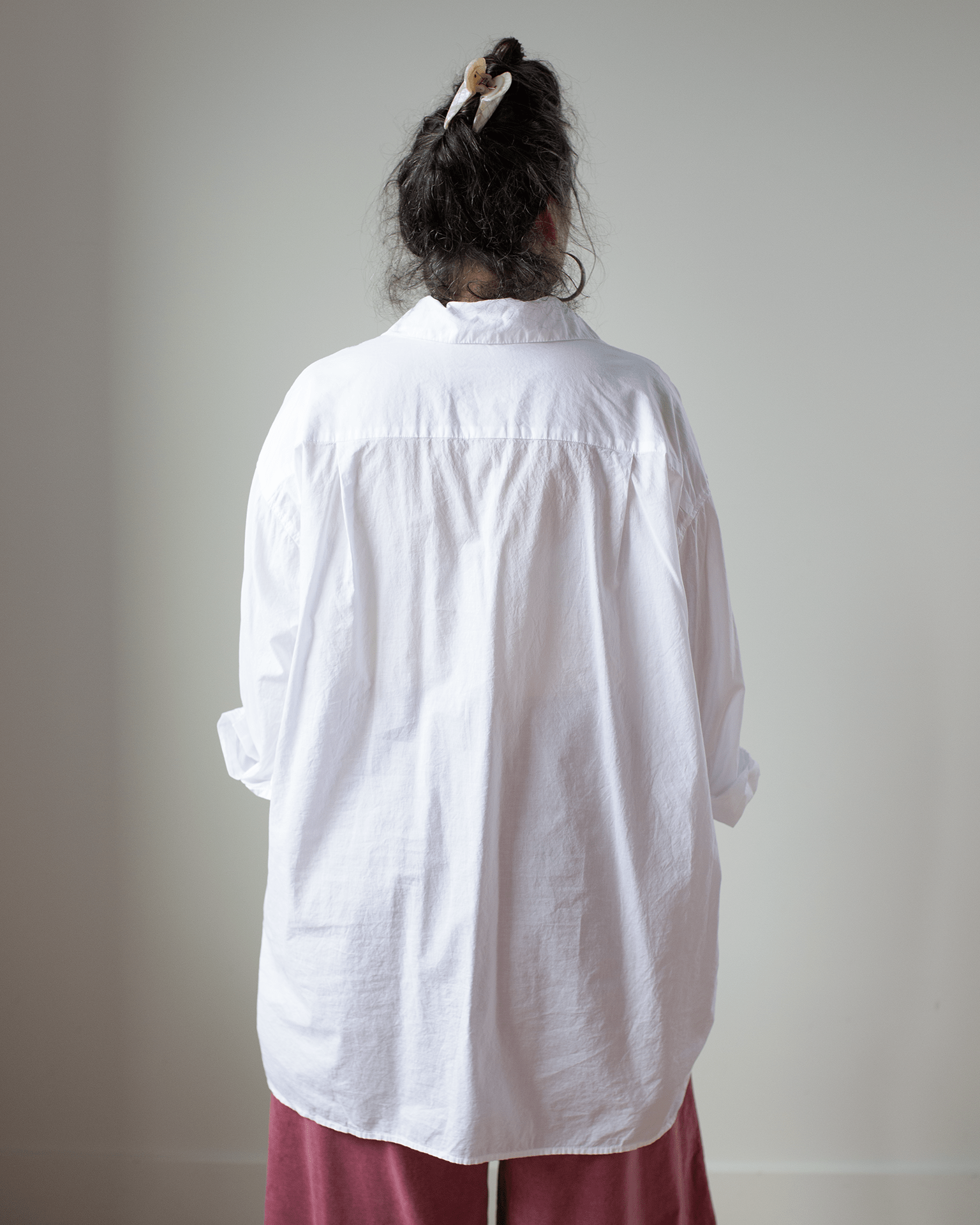 CP Shades Jane Oversized Button Down w/o Pkts - Cotton Oxford in White