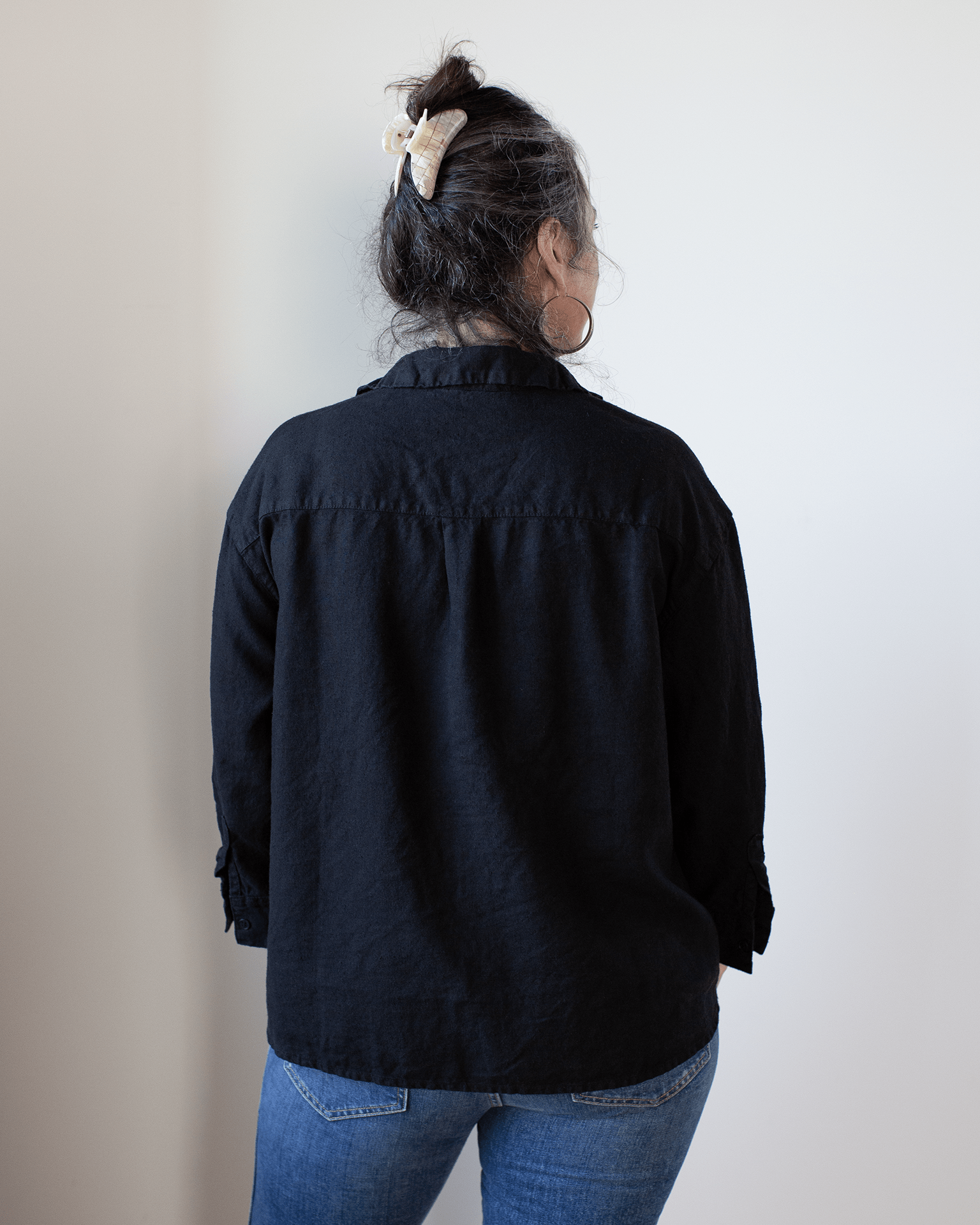 CP Shades Joey Short Shirt - Hemp Blend in Black