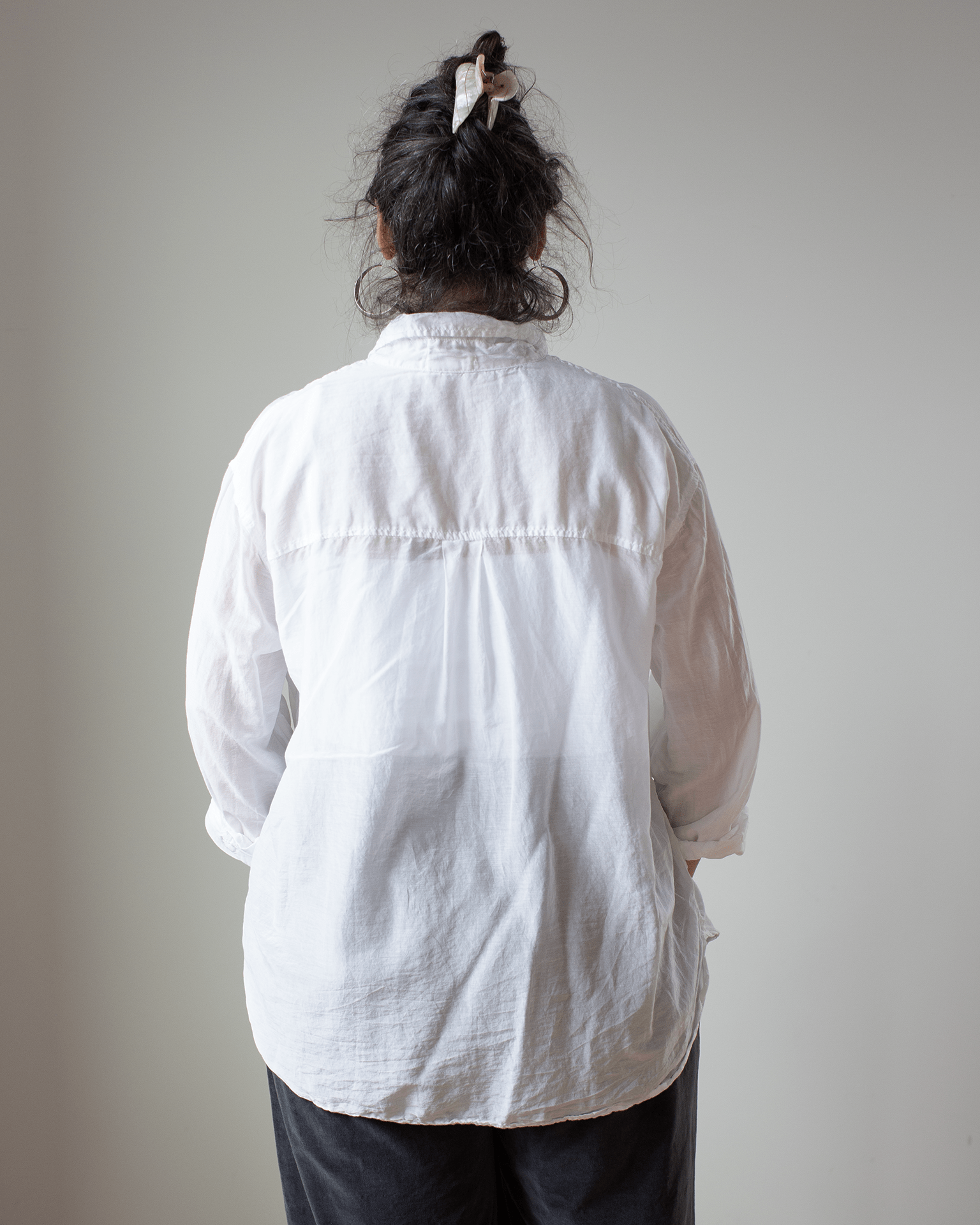 CP Shades Jojo Shirt - Cotton/Silk in White