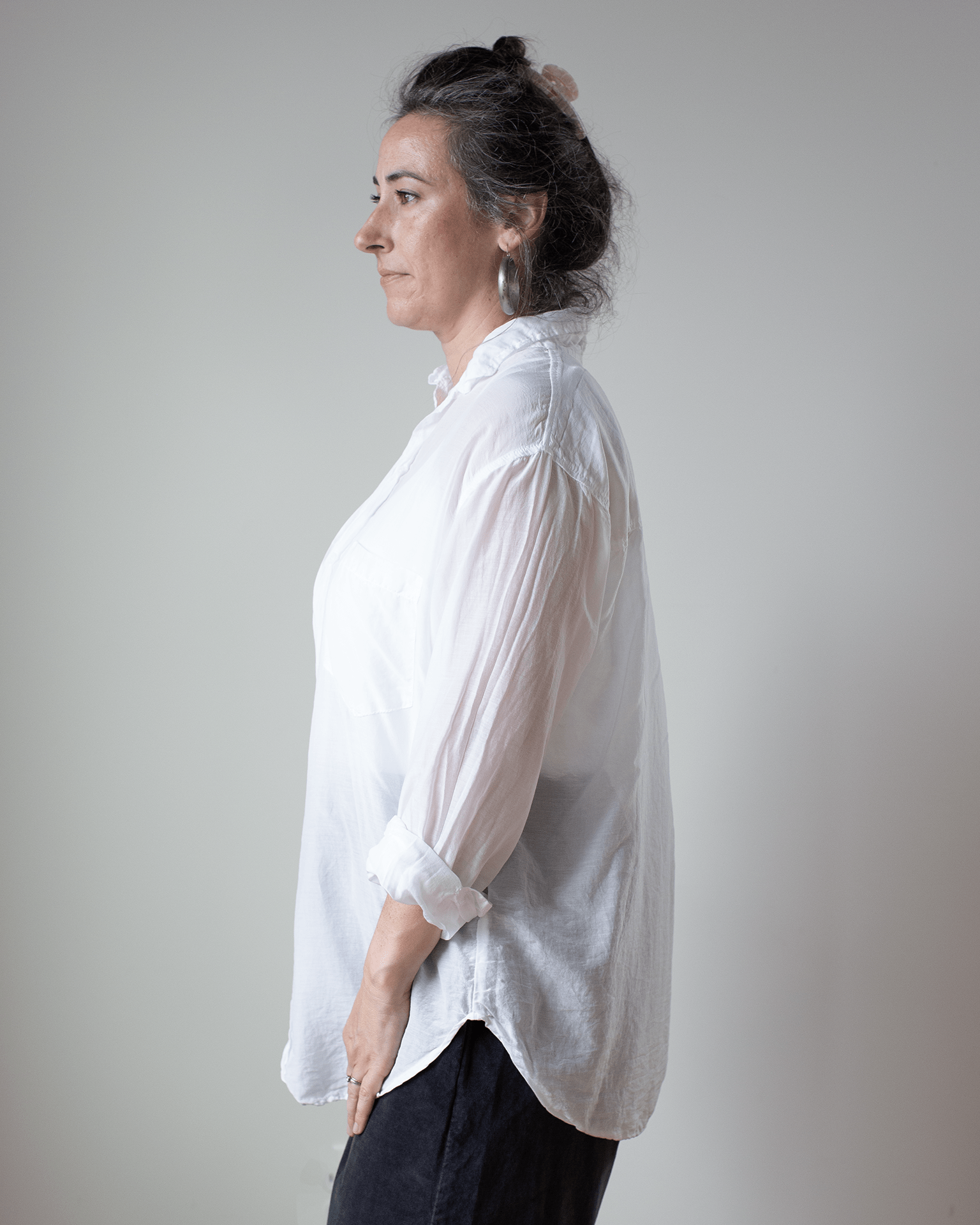 CP Shades Jojo Shirt - Cotton/Silk in White