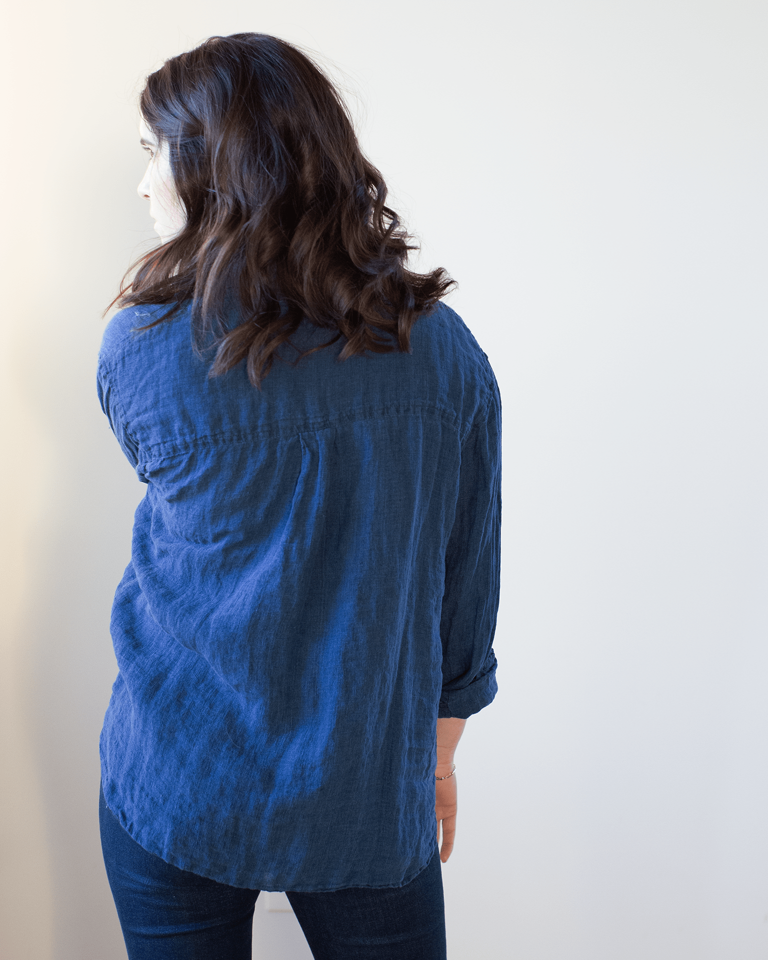 CP Shades Jojo Shirt - Indigo Linen in Indigo