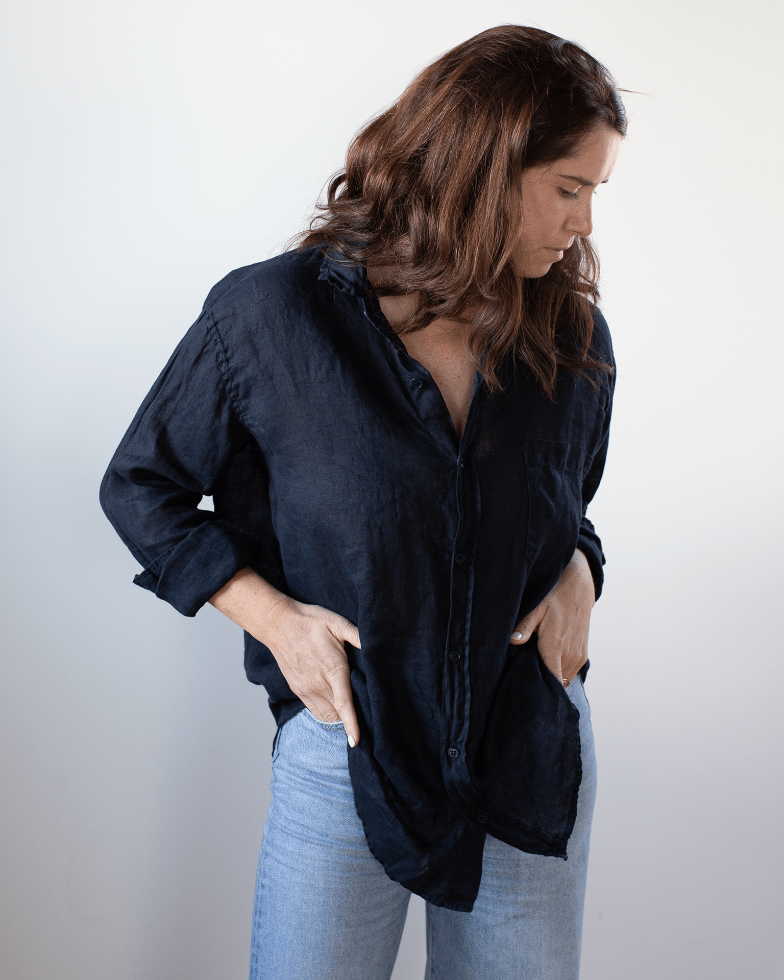 CP Shades Joss 1Pkt Button Down in Ink