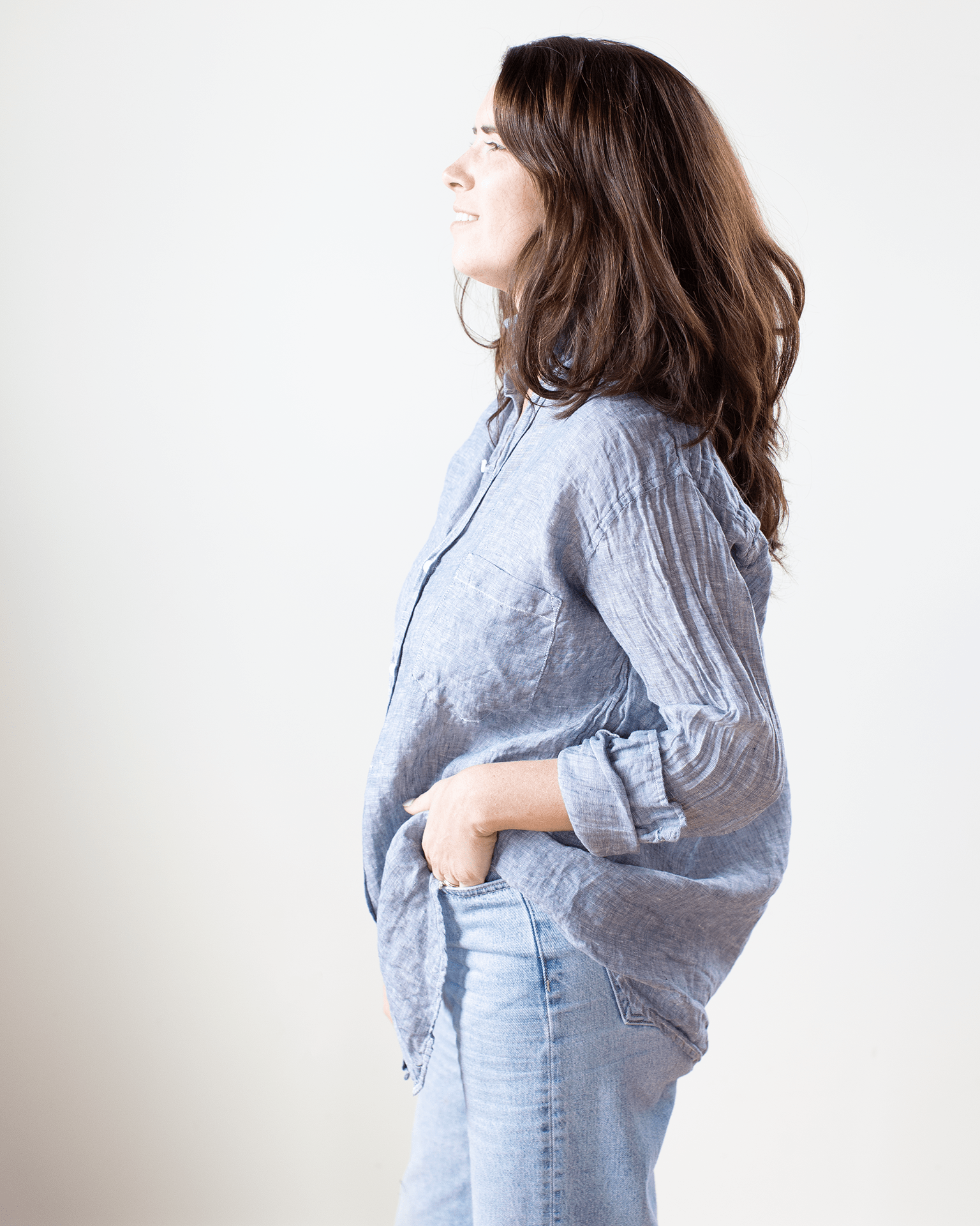 CP Shades Joss 1Pkt Button Down in Ink Chambray