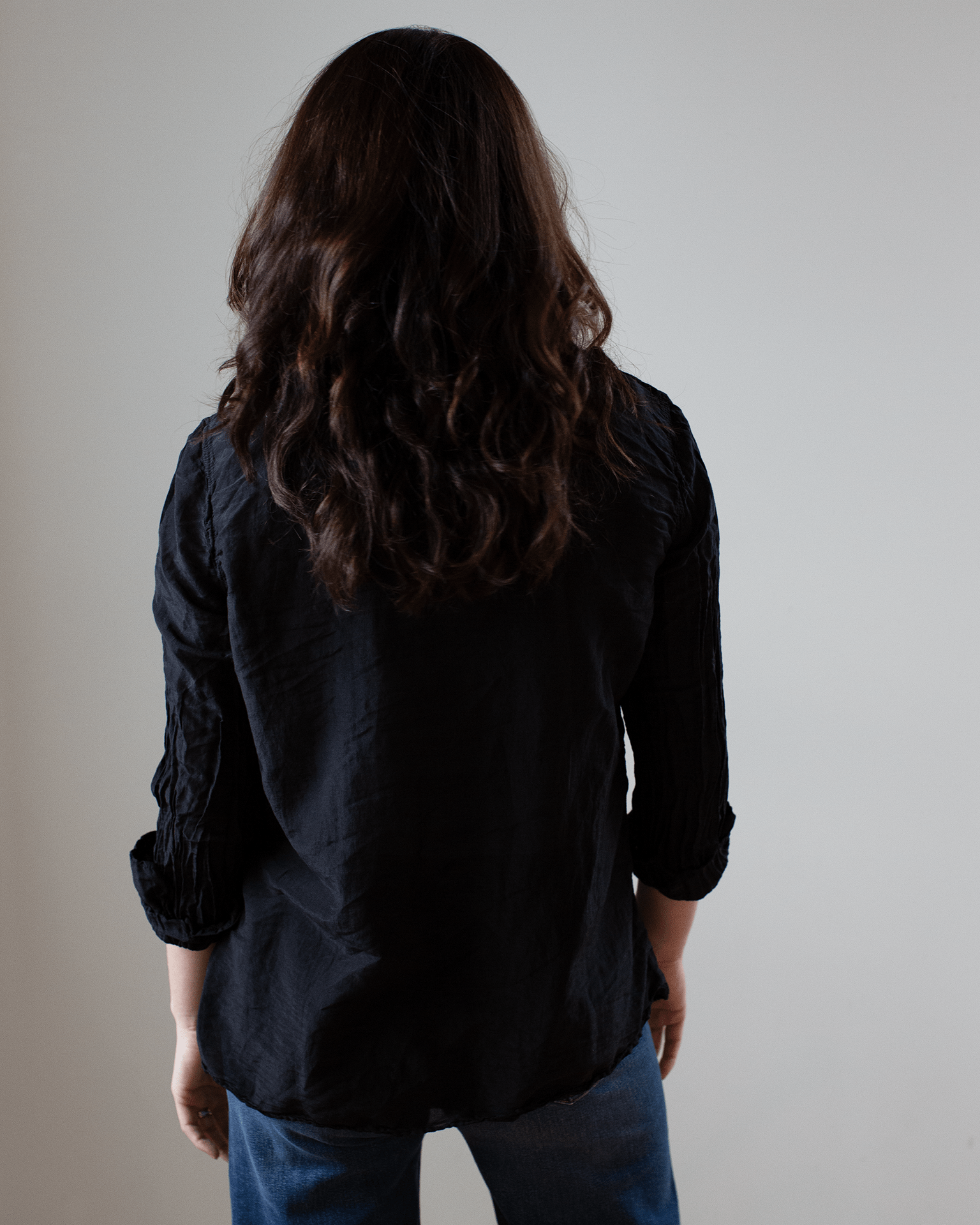 CP Shades Julie Cotton Silk Top in Black