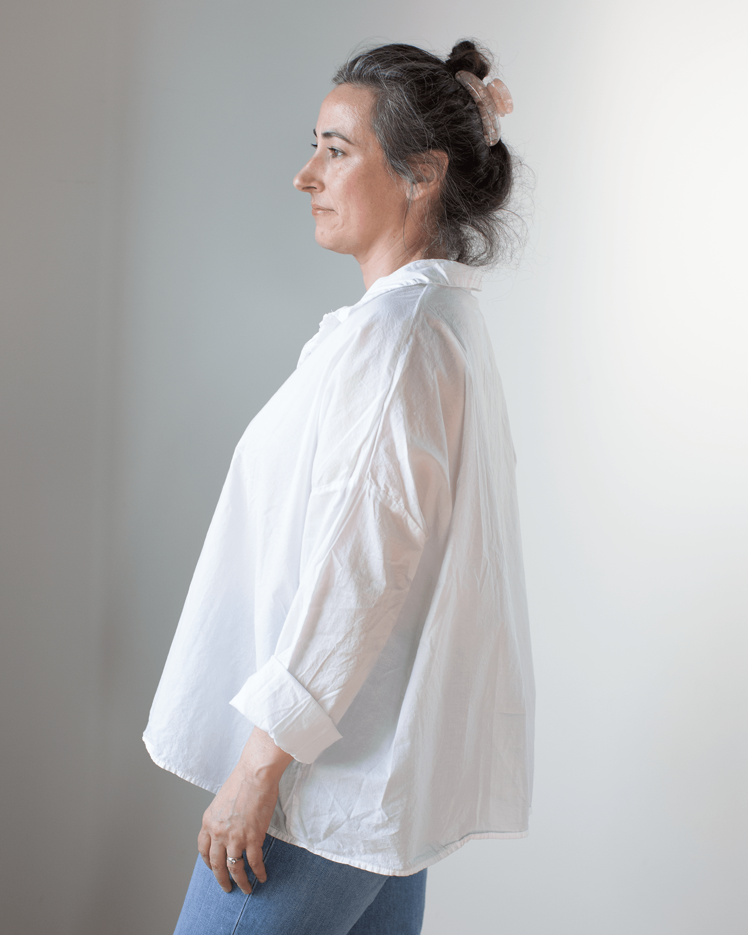 CP Shades Lissa Cotton Pullover in White