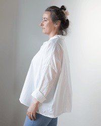 CP Shades Lissa Cotton Pullover in White
