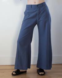 CP Shades Polly Wide Leg Pant - Cotton Twill in Midnight