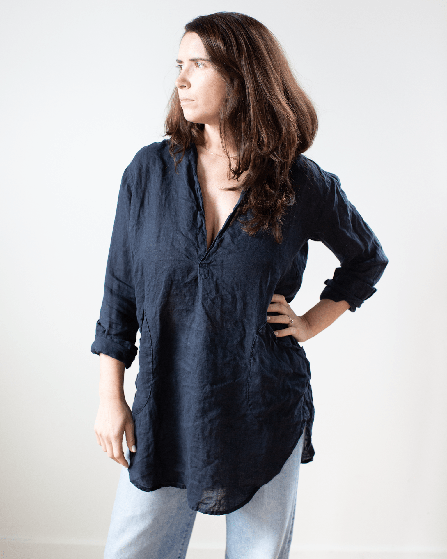 CP Shades Teton in Ink Linen