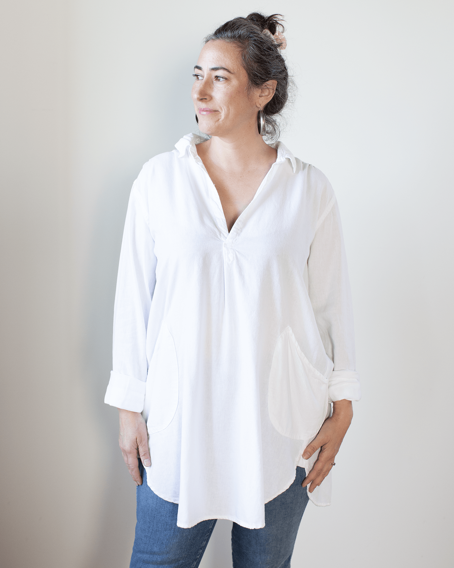 Teton - L/W Cotton Twill in White