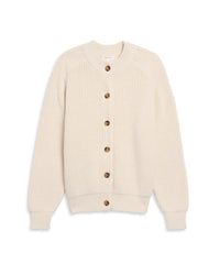 Demylee Audrey Organic Cotton Cardigan in Natural