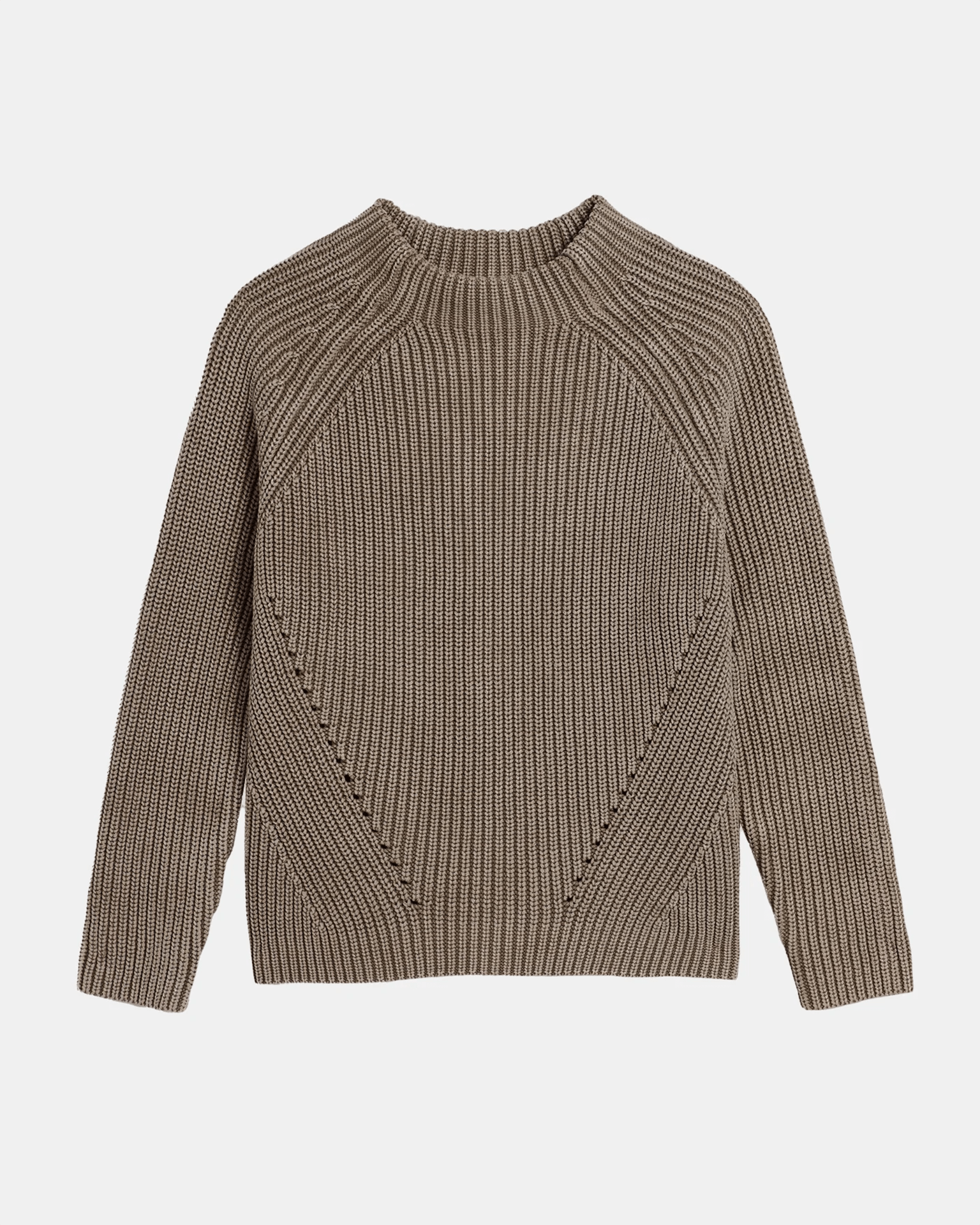 Demylee Daphne Washed Cotton Sweater in Bark