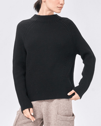 Demylee Daphne Wool Sweater in Black