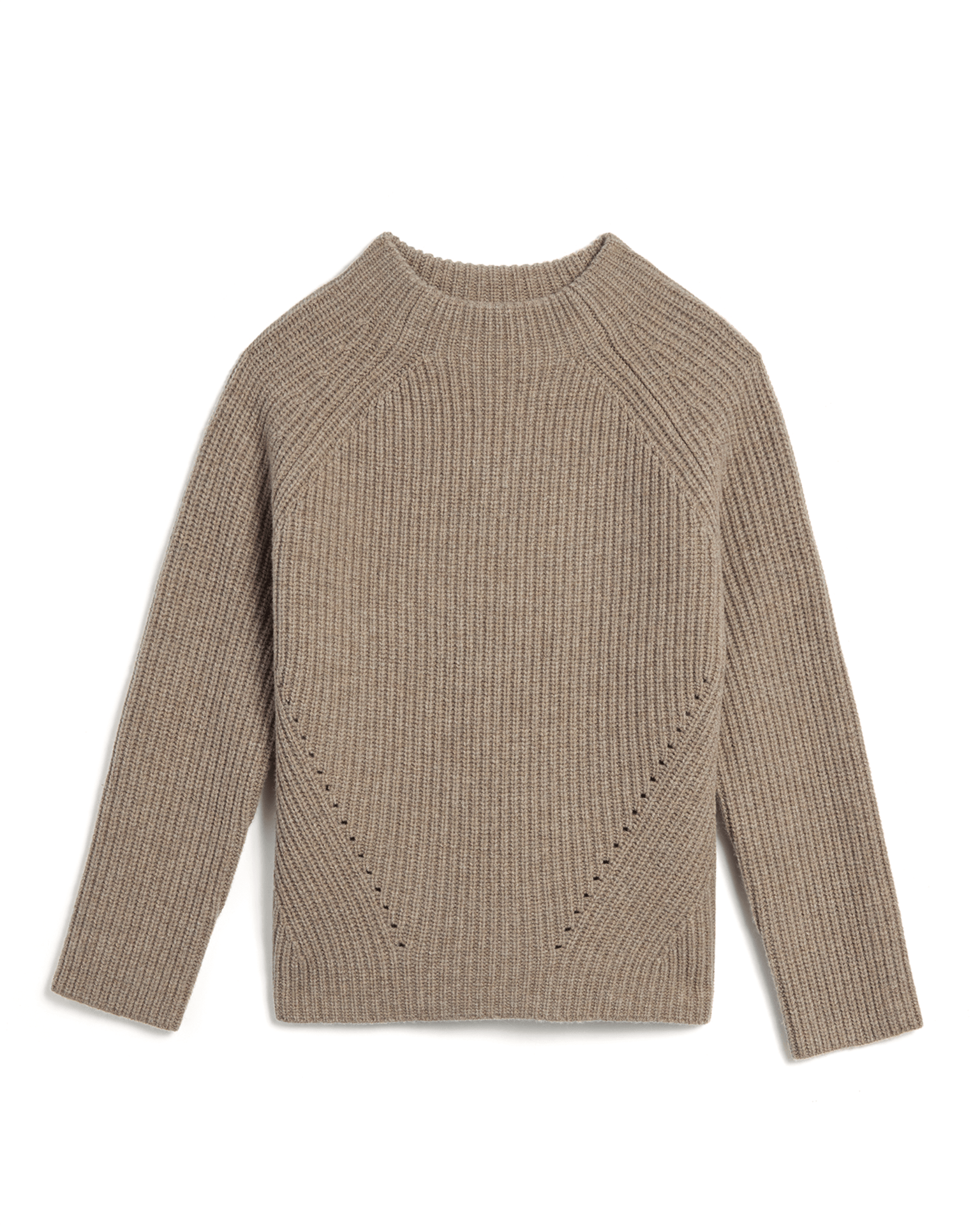 Demylee Daphne Wool Sweater in Heather Brown