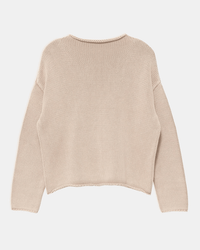 Demylee Lamis Boatneck Sweater in Sandstone