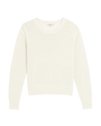 Demylee Lana Cotton Linen Sweater in Off White 3 - Bliss Boutiques