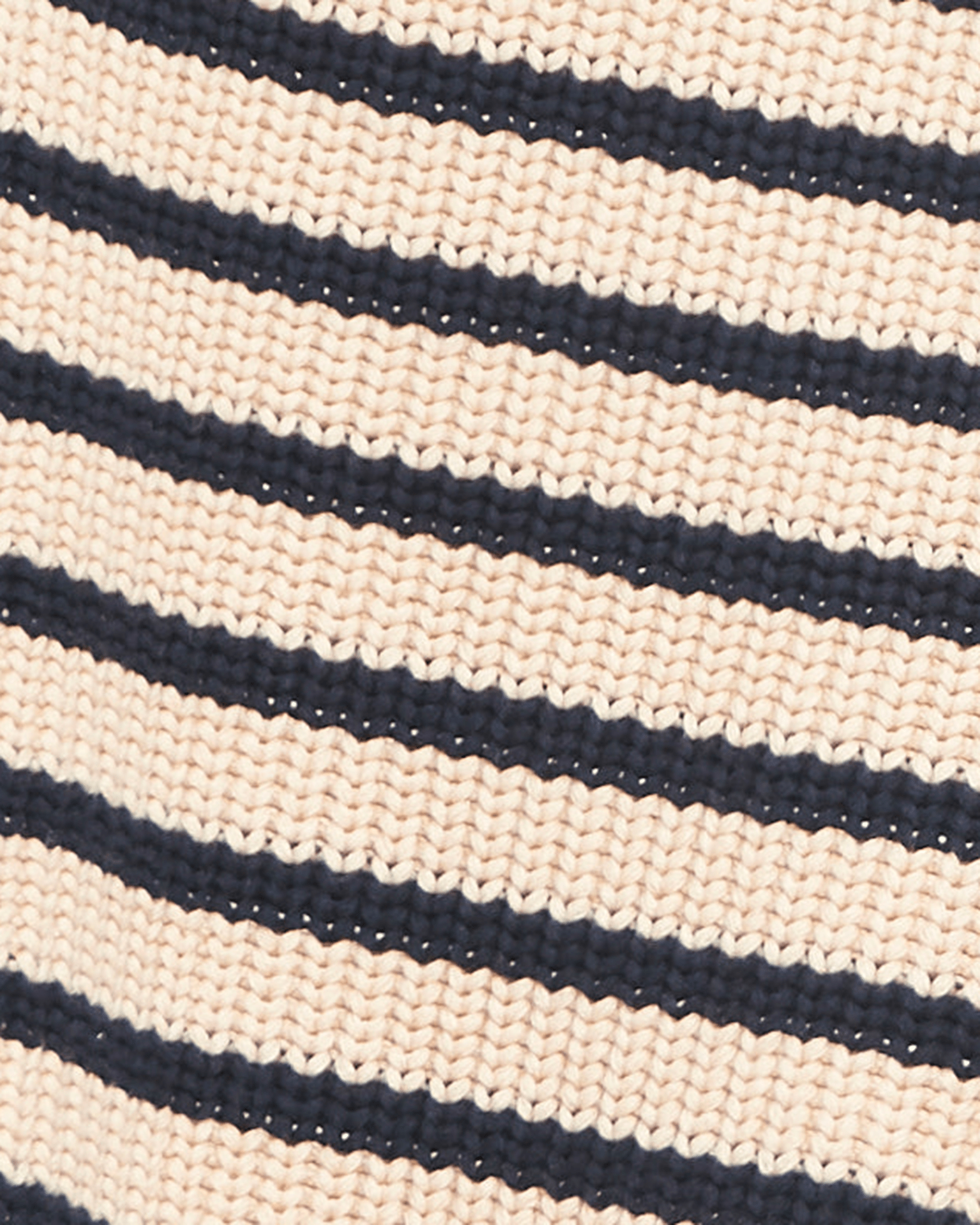 Demylee Phoebe Stripe Sweater in Natural/Navy