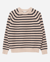 Demylee Phoebe Stripe Sweater in Natural/Navy
