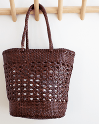 Cannage Bucket Big in Bruciato - Bliss Boutiques