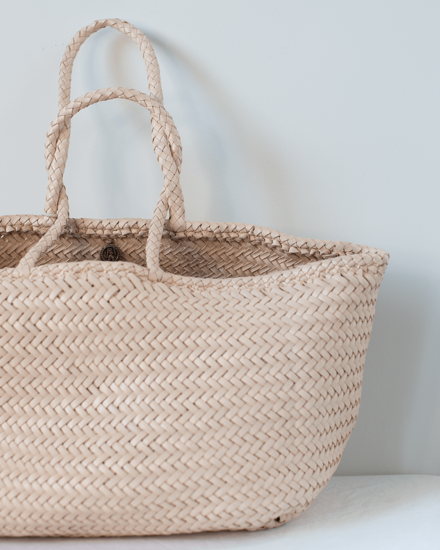 Dragon Diffusion Accessories Peachy Natural / O/S Grace Basket - Big in Peachy Natural