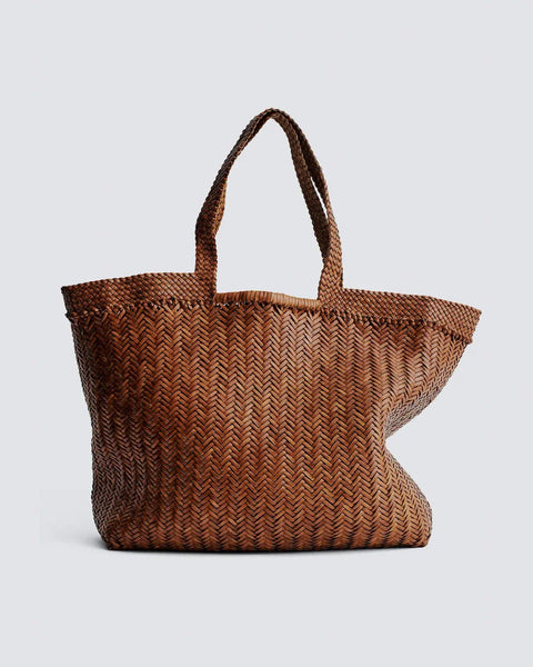 トートバッグ Dragon Diffusion Drawstring Inner Bag Beige Dragon Diffusion Bamboo triple jump small tote bag for Women