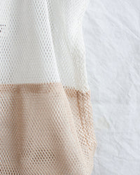 Épice Bi - Color Large Tote in White Sand 4 - Bliss Boutiques