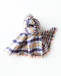 Épice Check Blanket Scarf in Pink