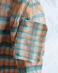 Épice Check Large Udaipur Bag in Apricot 4 - Bliss Boutiques
