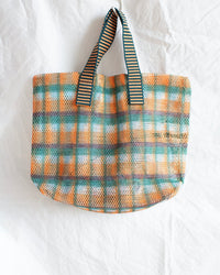 Épice Check Small Tote in Apricot 1 - Bliss Boutiques