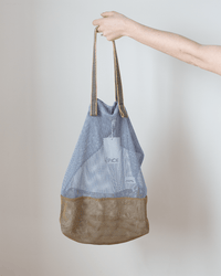 Épice Colorblock Bag in Olive - Large