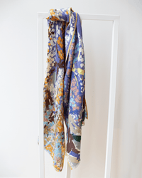 Épice Conical Flowers Scarf in Violet 1 - Bliss Boutiques