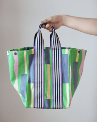 Épice Cotton Bag in Green - Small