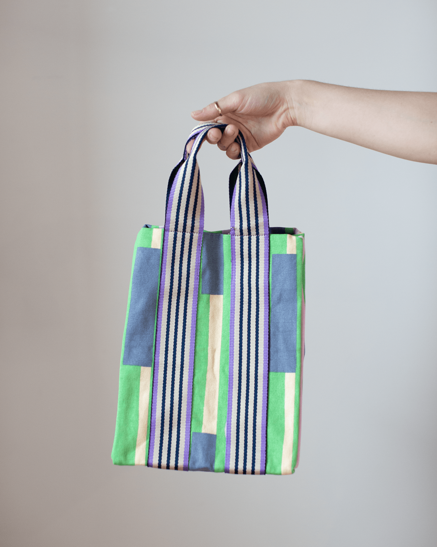 Épice Cotton Bag in Green - Small