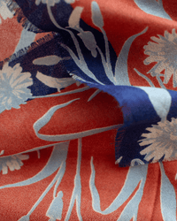 Épice Daisies Square Scarf in Copper 2 - Bliss Boutiques