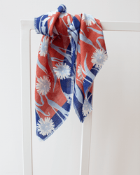 Épice Daisies Square Scarf in Copper 1 - Bliss Boutiques
