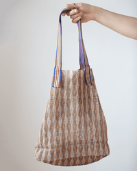 Épice Accessories Caramel Diamonds Bag in Caramel - Large