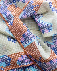 Épice Fairytale Emb 90x90 Bandana in Lichy 2 - Bliss Boutiques