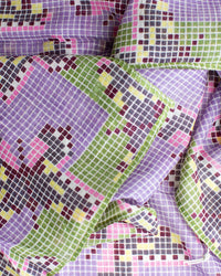 Épice Fairytale Emb 90x90 Bandana in Lilac 2 - Bliss Boutiques