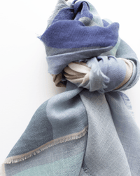 Épice Iconic Check 7 Bandana in Verde