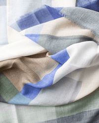 Épice Iconic Check 7 Bandana in Verde