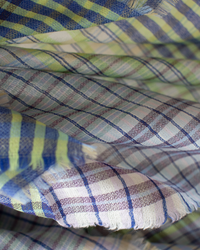 Épice Madras Square Scarf in Blue 2 - Bliss Boutiques