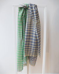 Épice Plaid/Plaid Scarf in Green 1 - Bliss Boutiques