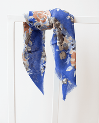 Épice Roses Square Scarf in Blue 1 - Bliss Boutiques