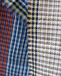 Épice Stripe/Check Scarf in Sunset 2 - Bliss Boutiques