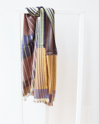 Épice Stripe/Stripe Scarf in Brown 1 - Bliss Boutiques