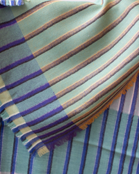 Épice Stripe/Stripe Scarf in Ultramarine 2 - Bliss Boutiques