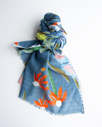Épice Thombelina 90x200 Scarf in Blueberry 1 - Bliss Boutiques