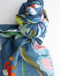 Épice Thombelina 90x200 Scarf in Blueberry 3 - Bliss Boutiques