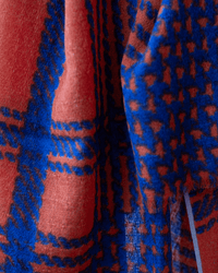 Épice Tweedcheck 1 Scarf in Fire 2 - Bliss Boutiques