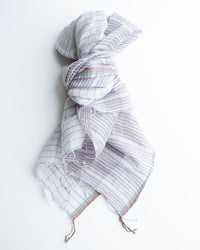 Épice Woven Check Scarf in Thistle 1 - Bliss Boutiques